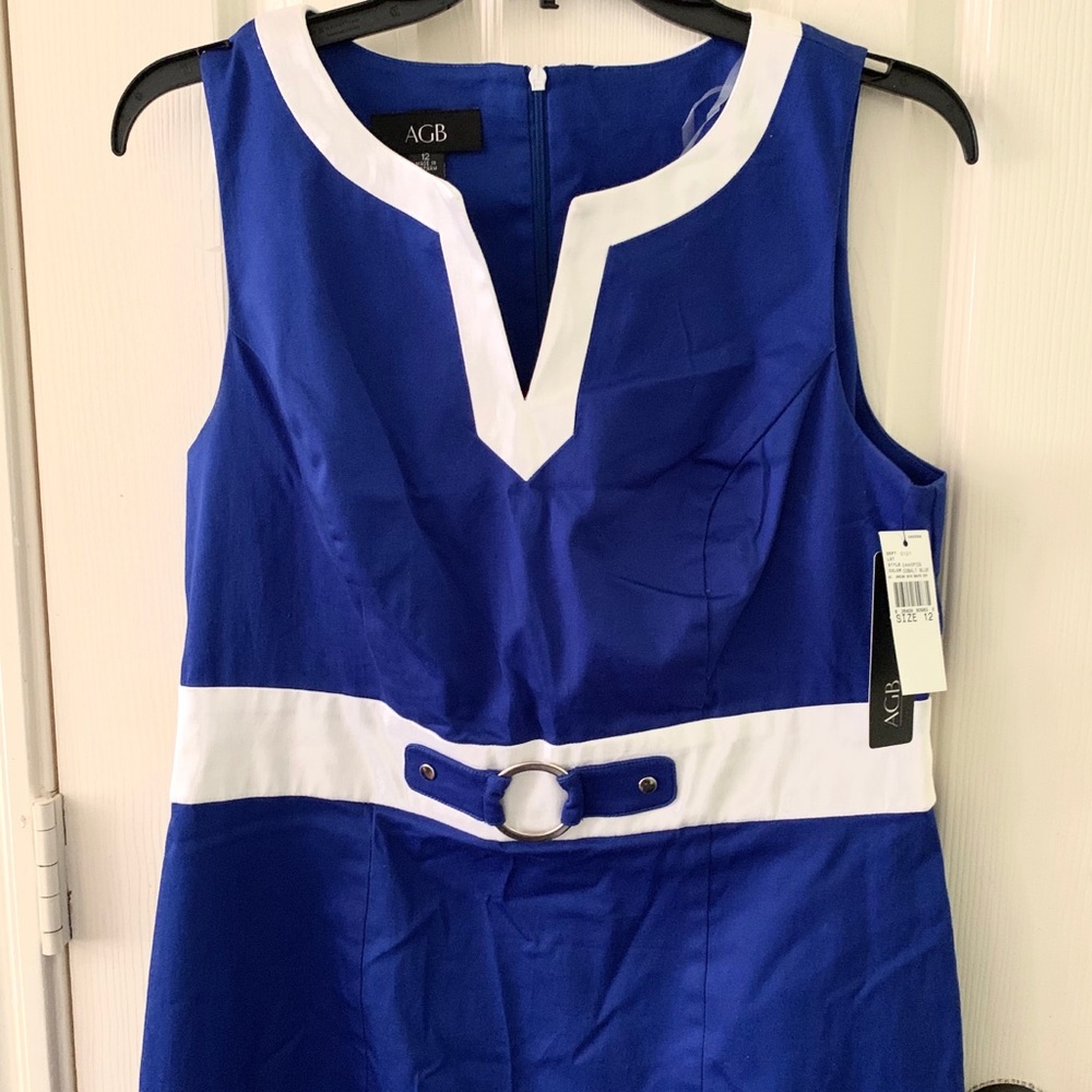 NEW AGB Blue Dress - Picture 3 of 6